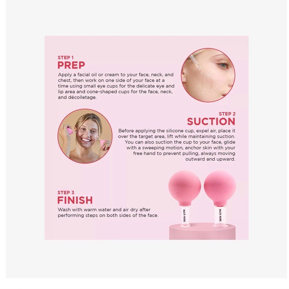 Skin Gym Pink Face Cupping Set - Picture 5 of 6